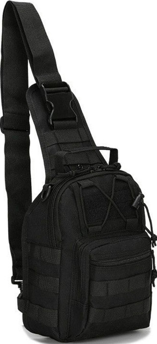 Тактична сумка M-Tac на пояс Molle чорна/сумка через плече EDC Харків - фото 5