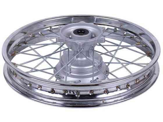 Диск задний R18*2,15J на мотоцикл XY200GY-6С, хром (под барабан, 17мм, 6 болт. звезда) Мукачево