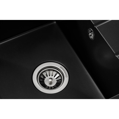 Мийка кухонна GRANADO MADRID black shine (gr1601) Вінниця - фото 4