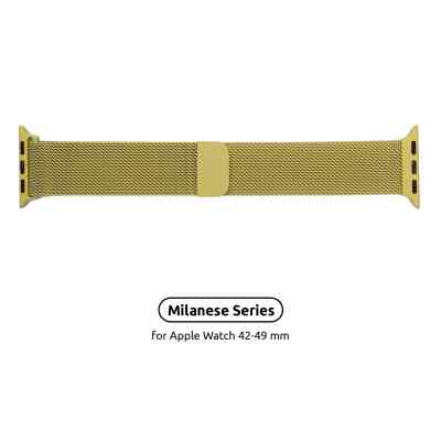 Ремінець до смарт-годинника Armorstandart Milanese Loop для Apple Watch 49/46/45/44/42 (Series 1-3) Yellow (ARM55261) Вінниця