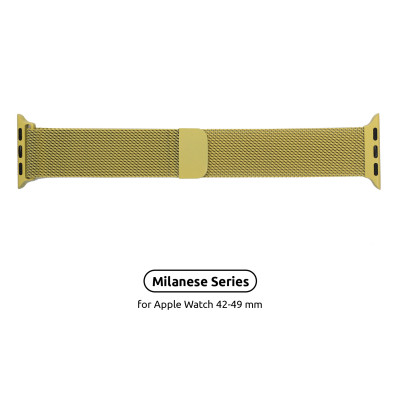 Ремінець до смарт-годинника Armorstandart Milanese Loop для Apple Watch 49/46/45/44/42 (Series 1-3) Yellow (ARM55261) Вінниця - фото 1