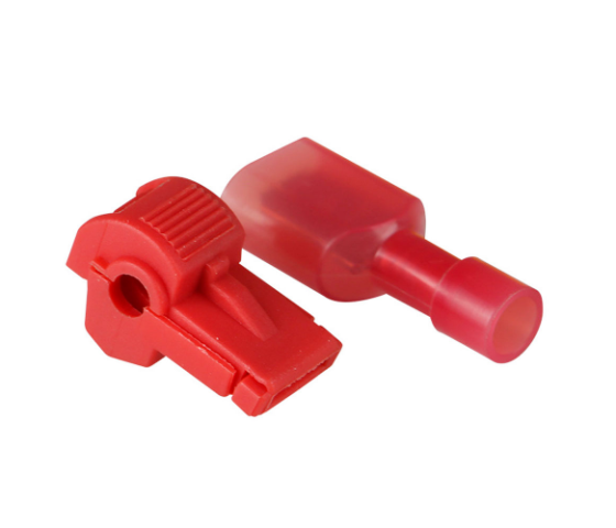 Клеммы T-образные обжимные быстрого монтажа, T1+MDFN1.25-250, 105°C, 10A/600V, Red Полтава