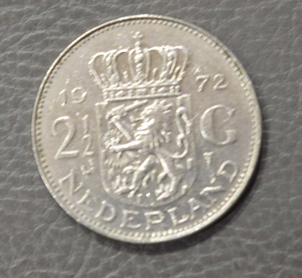 Нідерланди 2 1/2 гульдена 1972 рік Полтава - фото 1