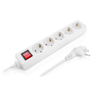 Мережевий фільтр живлення REAL-EL RS-Protect M 1.8m, white (EL122300025) Вінниця - фото 12