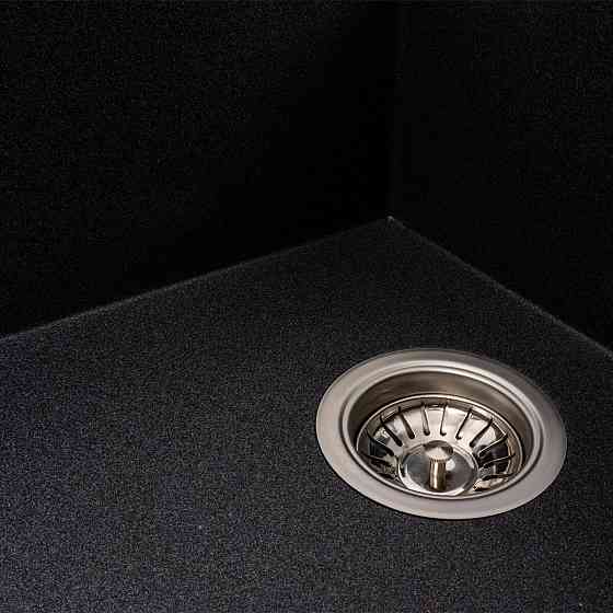 Гранітна мийка для кухні VALESO AZURIT 7950 матова Карбон Коломия