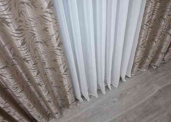 Шторная ткань жаккард 