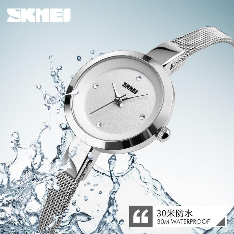 Жіночий класичний годинник Skmei 1390 (Сріблясті) Вінниця - фото 5