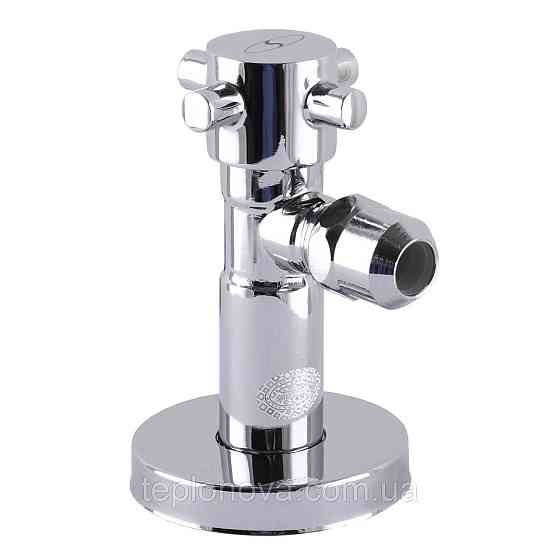 Кран полуоборотный угловой с цангой SOLOMON 1/2″х 3/8″ Retro 7077 Черновцы