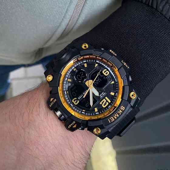 Skmei 1155 Black-Gold SBR Київ