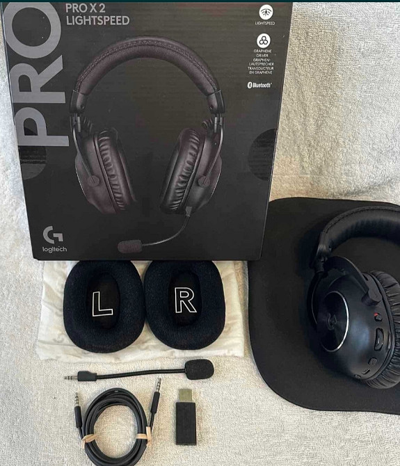 Топовые беспроводные наушники Logitech G Pro X 2 Lightspeed Black Киев - изображение 6