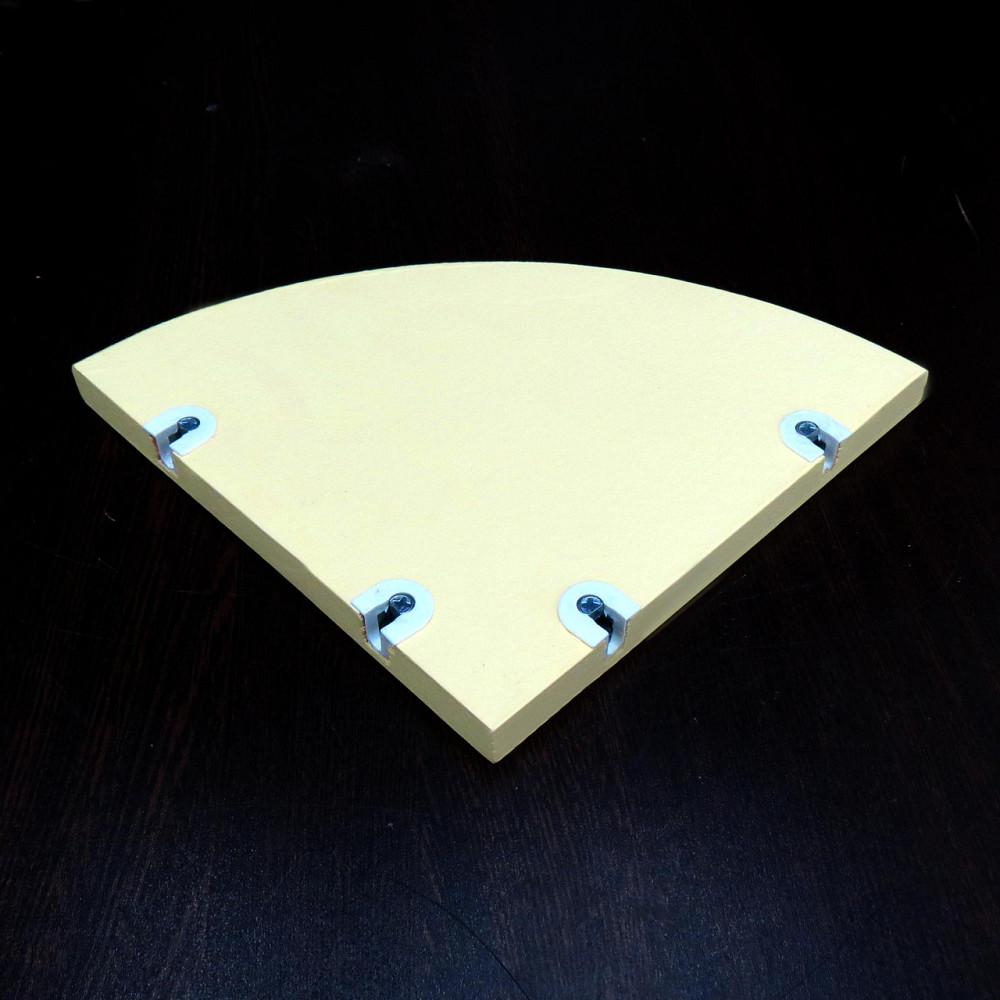 Угловая настенная полка 