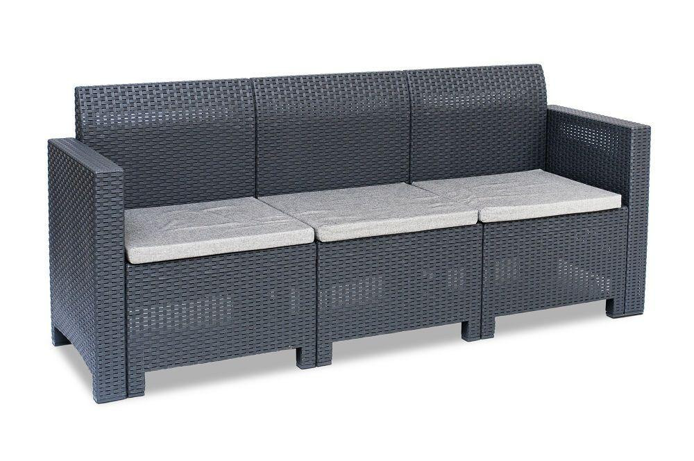 Набор садой мебели BICA Nebraska 3, графит Киев - изображение 5