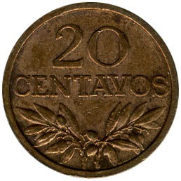 Португалия 20 сентаво, 1969-1974.(Г) Полтава - изображение 1