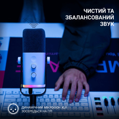 Микрофон Fifine TAM8W USB White (TAM8W) Винница - изображение 8