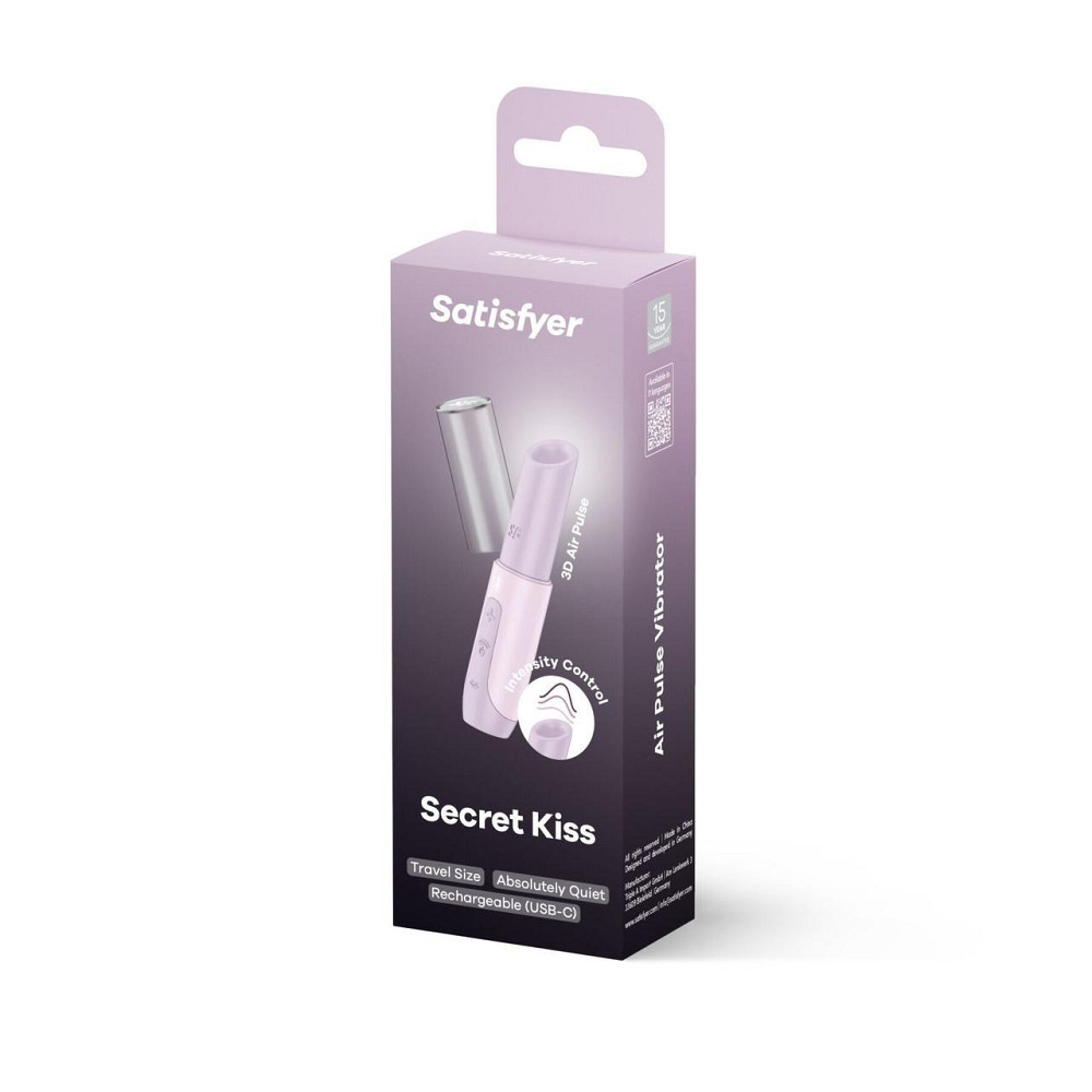 Вакуумний стимулятор Satisfyer Secret Kiss, магнітна технологія 3D Air Pulse, 30 режимів, кришечка Sex Aura Київ - фото 6