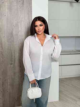 Жіноча базова оверсайз сорочка з котону Одеса