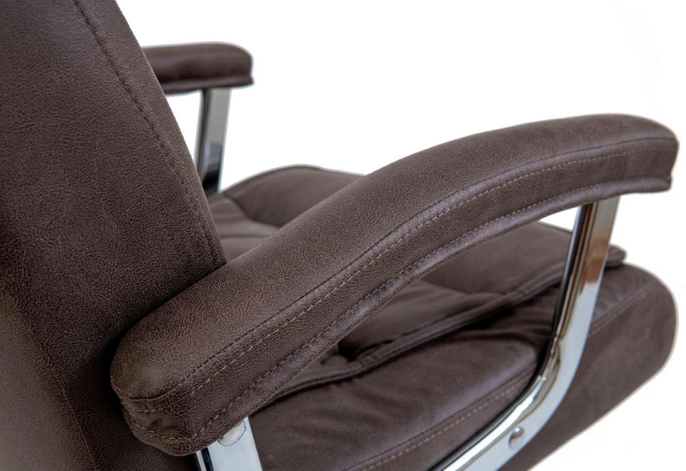 Офісне Крісло Керівника Richman Telavi Ameli Coffee Хром М1 Tilt Коричневий Київ - фото 4