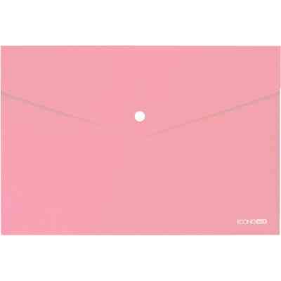 Папка - конверт Economix А4 180 мкм, непрозрачная, пастельная розовая (E31301-89) Винница