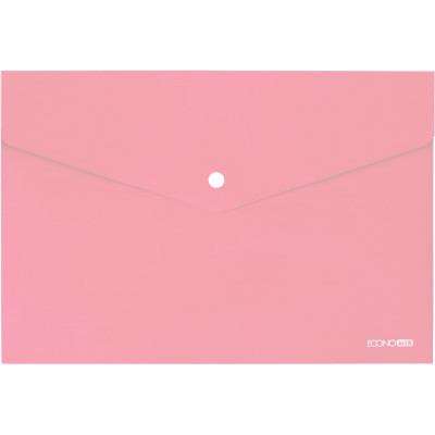Папка - конверт Economix А4 180 мкм, непрозрачная, пастельная розовая (E31301-89) Винница - изображение 1