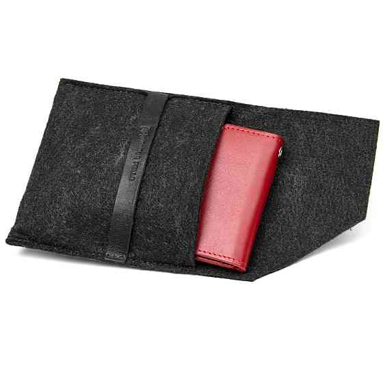 Шкіряна компактна ключниця GRANDE PELLE 11395 Червоний Київ