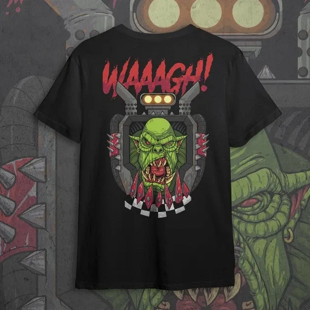 Футболка для підлітка хлопчика з принтом WarHammer 40K Waaagh! Розмір 160 Anime10763 Дніпро - фото 1