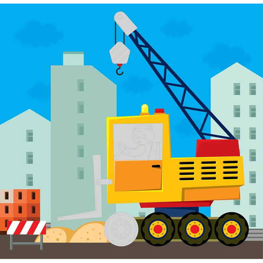 Дитяча збірка книжок "Збери картинку" Книжковий Хмарочос 379532 з наклейками Вінниця - фото 9