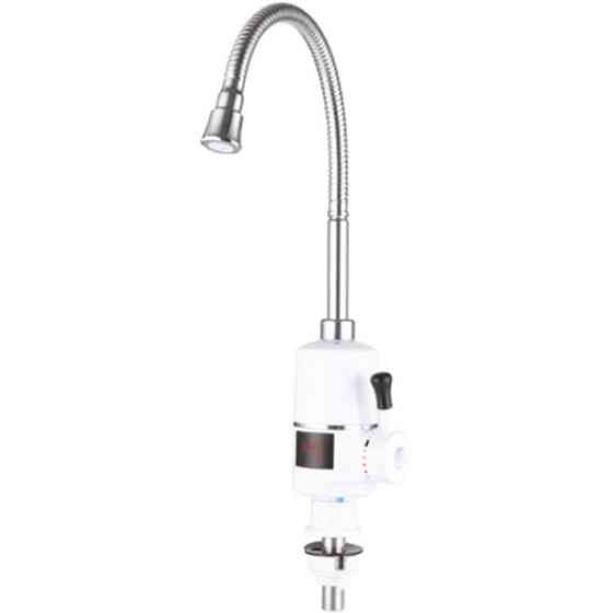 Проточний водонагрівач Zerix ELW41-EF 3.3 кВт з індикатором температури та гнучким гусаком (ZX4699) Чернівці