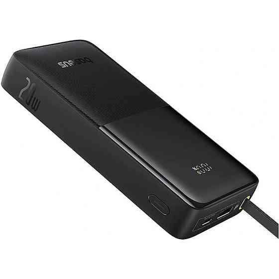 Універсальна мобільна батарея Baseus Bipow 2 Digital Display 20000 mAh 20 W Black (P10077101113-01) ( 18575 ) Харьков