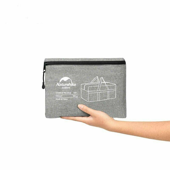 Сумка для зберігання портативна Naturehike NH17S021-L, 100 л, темно-сірий Київ - фото 3