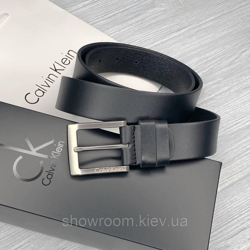 Мужской кожаный брендовый ремень (472) Киев - изображение 3