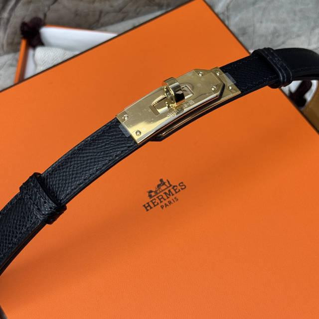 Жіночий ремінь HERMES Kelly натуральна шкіра. Чорний Київ - фото 12