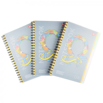 Блокнот Yes А4 Notebook UA 144 листа пластиковая обложка (681943) Винница - изображение 2