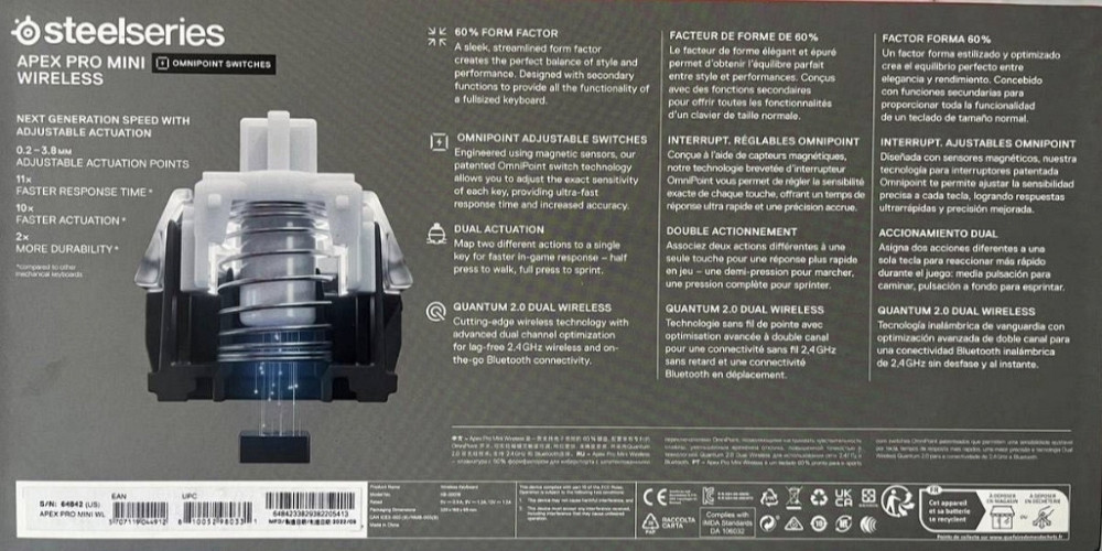 Клавиатура Steel Series apex pro mini Киев - изображение 1