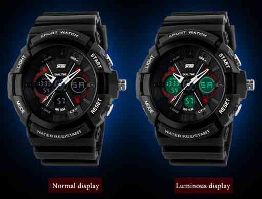 Мужские спортивные часы Skmei 0966 (Черные) Киев