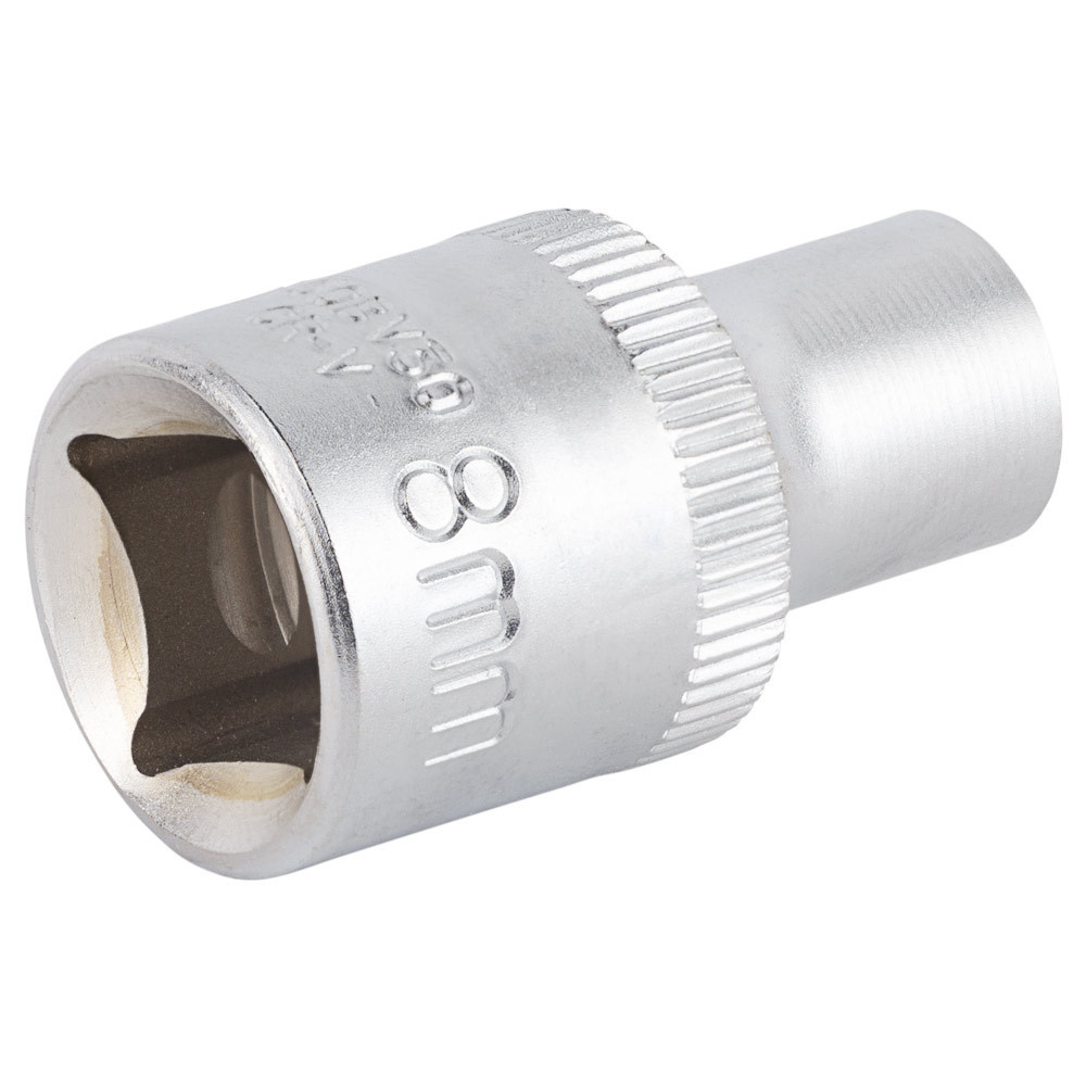 Насадка шестигранна коротка 1/2" 8 мм CrV mid SIGMA (6071081) Київ - фото 4