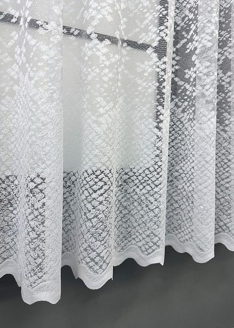 Тюль VR-Textil 1787т Жакард Білий 300х160 см (40-681) Київ - фото 6