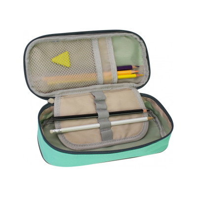 Пенал Maxi Сумка 2 відділення (J-2640-green) Вінниця - фото 2