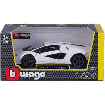Машина Bburago Lamborghini Countach LPI 800-4 (белая, 1:24) (18-21102) Винница