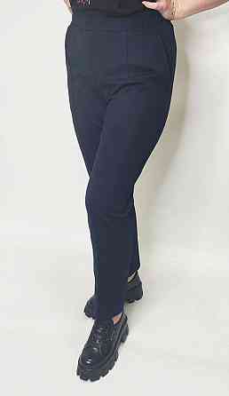 Брюки женские трикотажные прямые Темно-cиний 42-44 Харьков