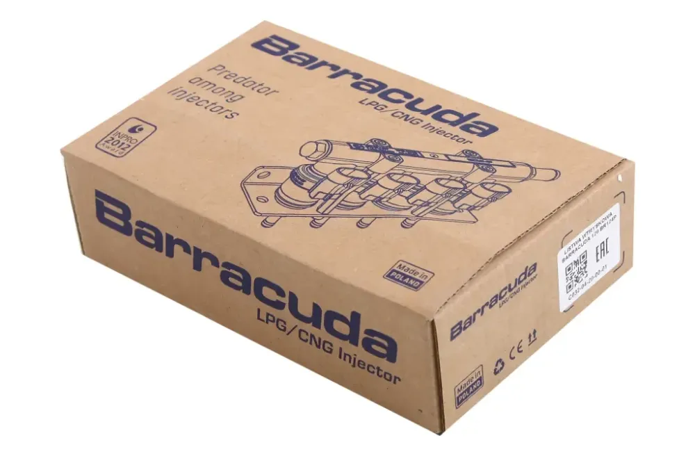 Форсунка ГБО Alex Barracuda 120 Нл/мин (4 шт. с рейкой и штуцерами) Винница - изображение 4