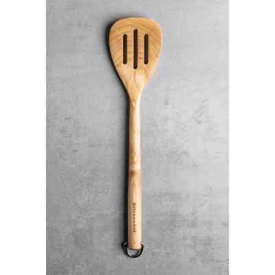 Лопатка кухонна KitchenAid Coreline з прорізами, 34,2 см, береза (KQR702OHE) Вінниця