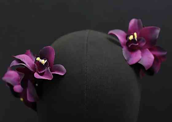 Затискач для волосся Орхідея Смела