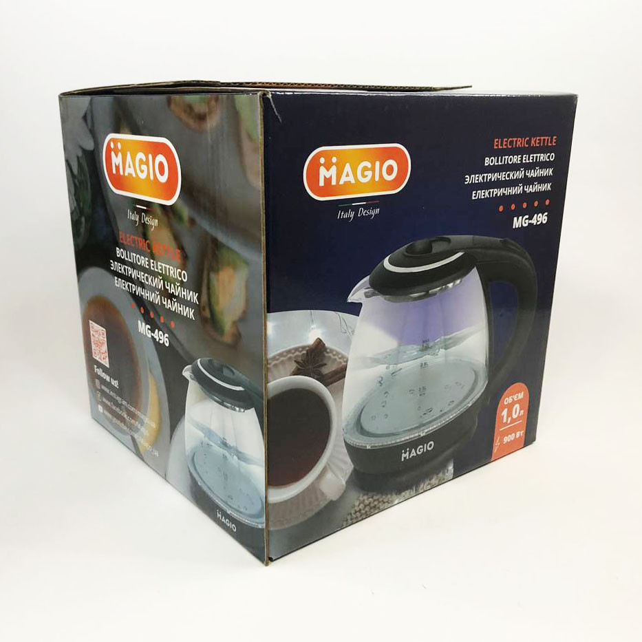 Электро чайник с индикатором работы Magio, Чайник электро подсветка для закипания воды NY-81 Львов - изображение 8