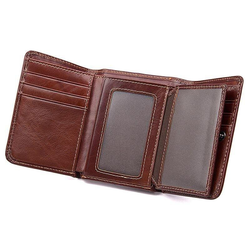 Гаманець чоловічий шкіряний Коричневий (Vintage) Київ - фото 10