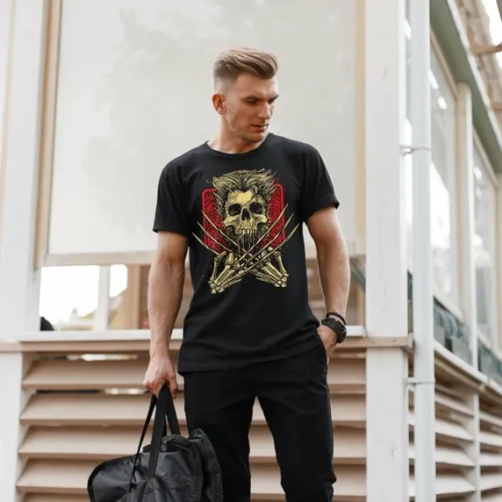 Футболка чоловіча з  принтом Росомаха Розмір 48 Anime0141 Дніпро