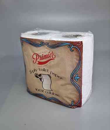 Бумага туалетная  белая (а4*150) Примьер (1 пачка) Харьков
