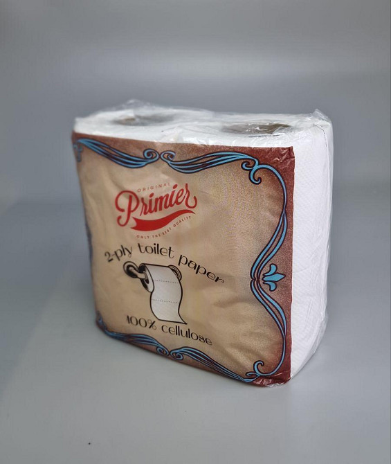 Бумага туалетная  белая (а4*150) Примьер (1 пачка) Харьков - изображение 1
