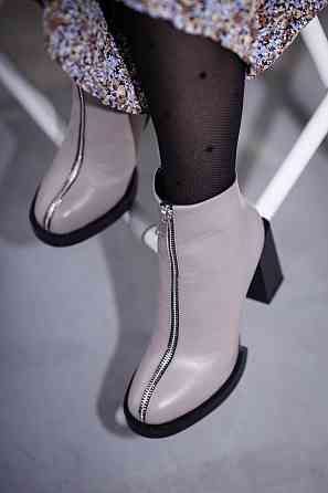 Черевики жіночі ARLEN капучіно шкіра натуральна каблук 9см 38р.39р. (2787) Коломия