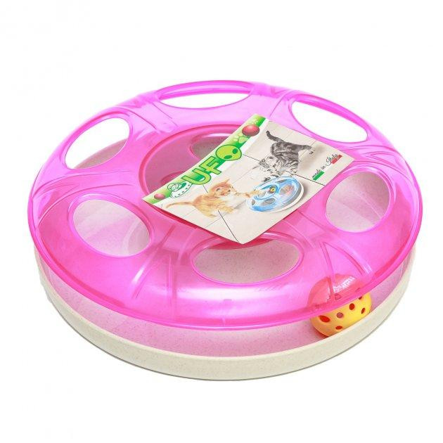 Іграшка для котів Ufo з двома м’ячиками, розмір 25 x 8 см Вінниця - фото 1