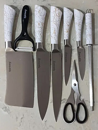 Набор ножей 8 предметов Rainber RB 2499 (12) Киев - изображение 4